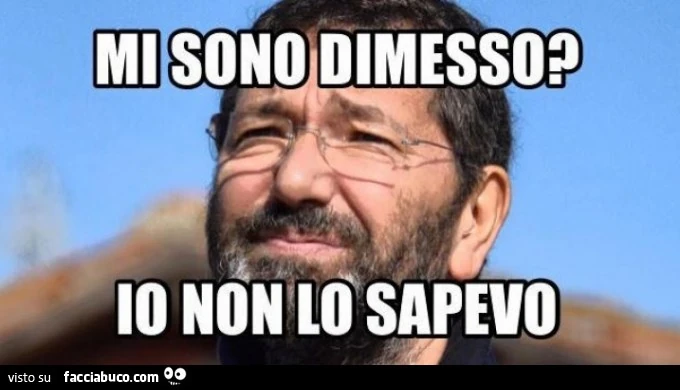 Marino: Mi sono dimesso? Io non lo sapevo