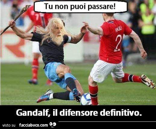 Gandalf: tu non puoi passare