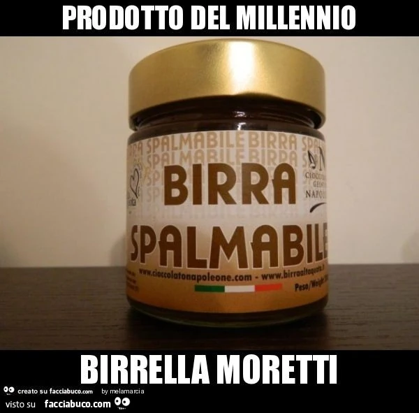 Prodotto del millennio birrella moretti