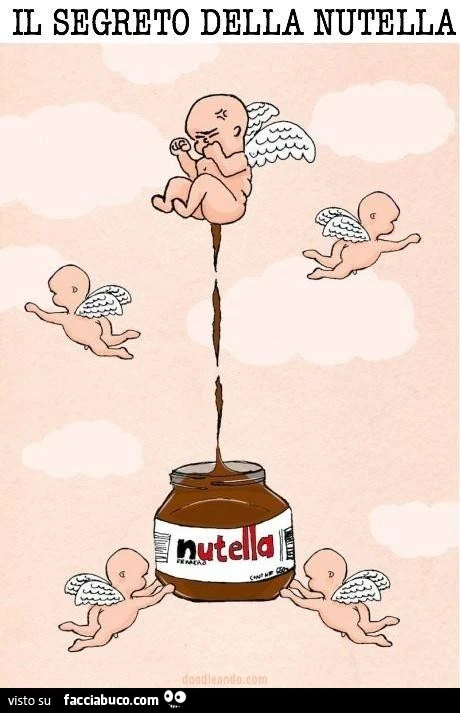 Il segreto della Nutella: cacca degli angeli