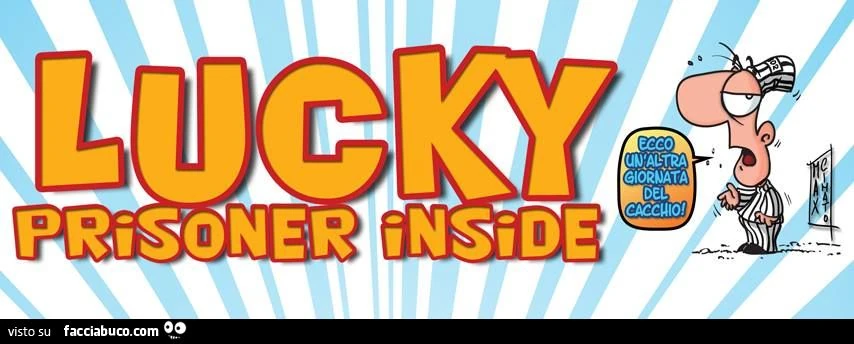 LUCKY di Max Cimato Prigioniero dentro