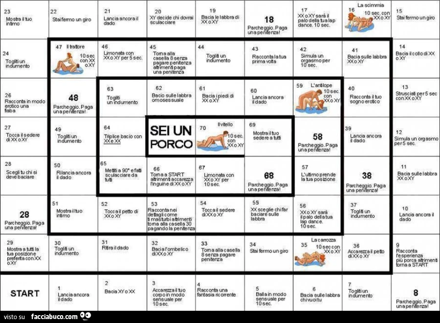 Gioco dell'oca erotico