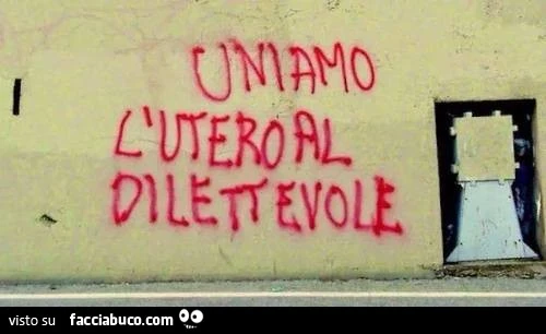 Uniamo l'utero al dilettevole