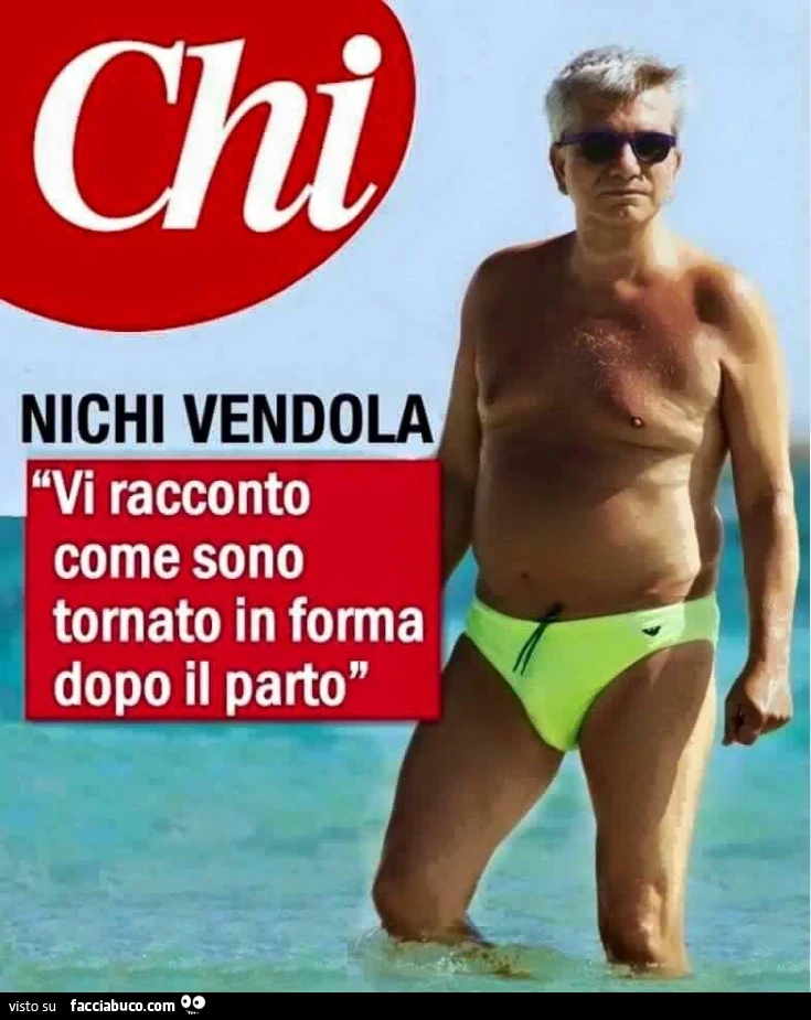 Chi: Nichi Vendola, vi racconto come sono tornato in forma dopo il parto