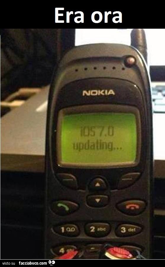 Era ora: upgrade vecchio Nokia 6150 a iOS 7.0
