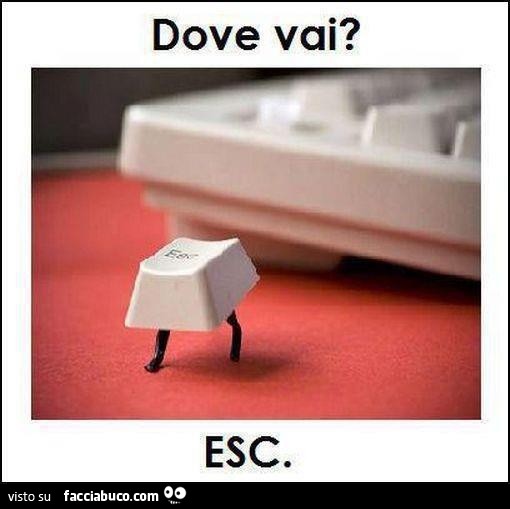 Dove vai? Esc