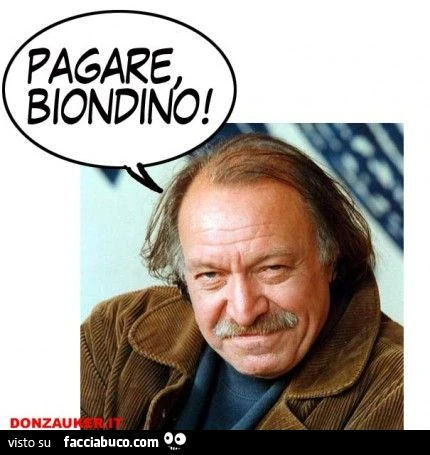 pagare biondino