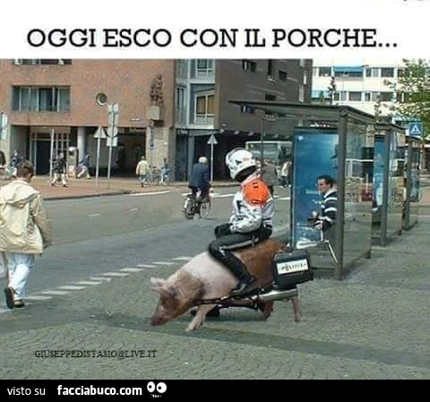 Oggi esco con il porche