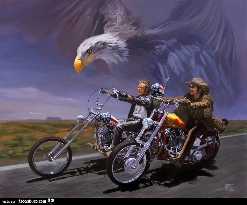 Viaggio in moto con lo spirito dell'aquila