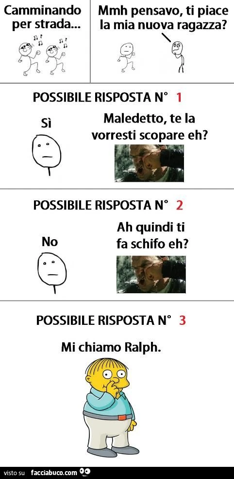 camminando per strada mi chiamo ralph meme
