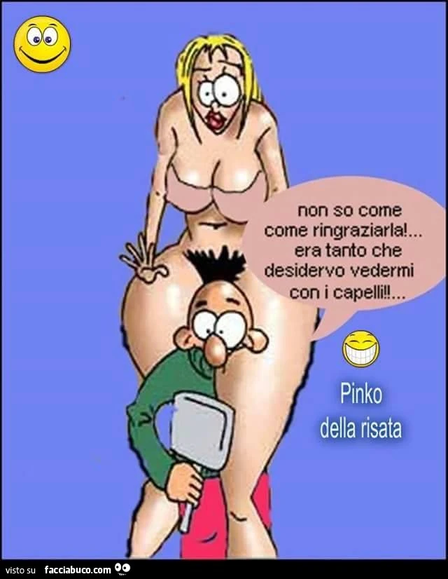 Non so come ringraziarla! Era tanto che desideravo vedermi con i capelli