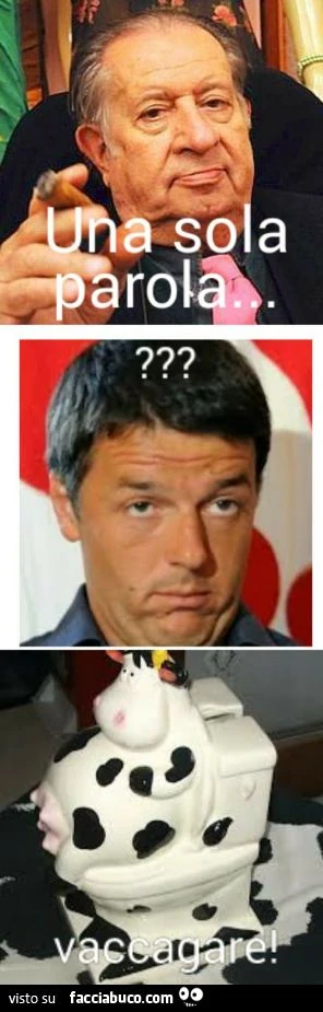 una sola parola...vaccagare!