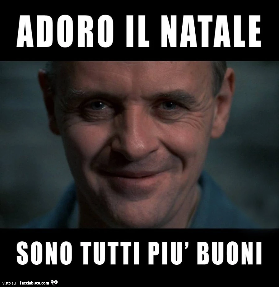 Adoro il Natale, sono tutti più buoni