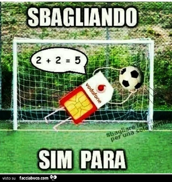 Sbagliando sim para
