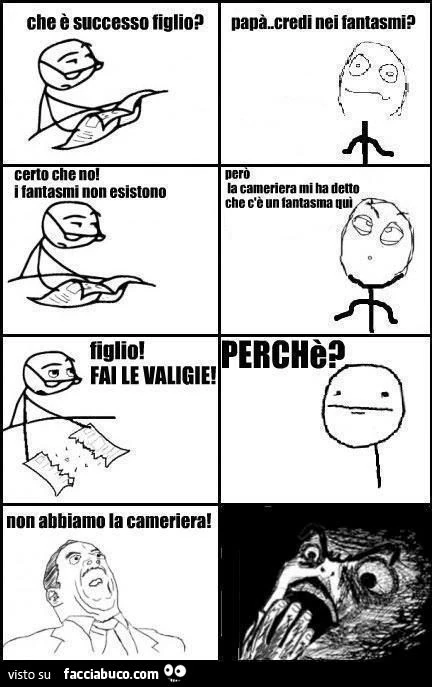 papà tu credi ai fantasmi? meme