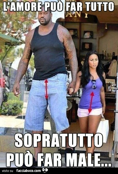 L'amore può far tutto. Sopratutto può far male