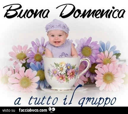 Buona Domenica a tutto il gruppo