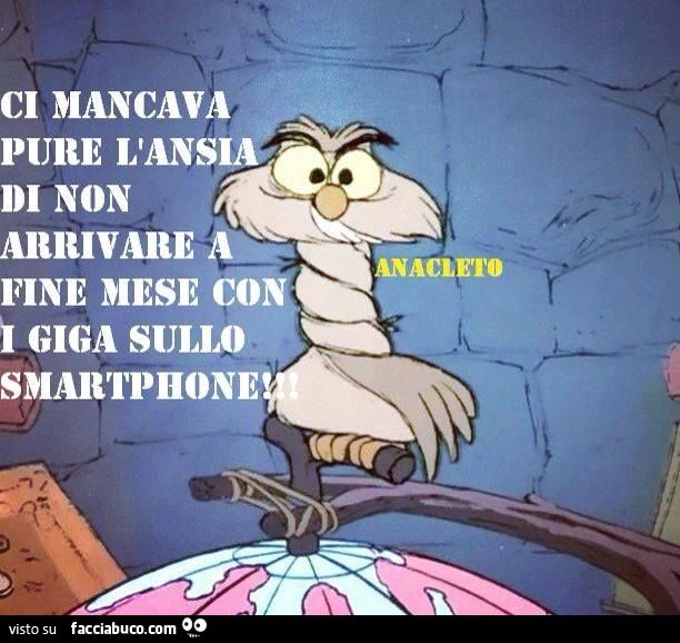 Ci mancava pure l'ansia di non arrivare a fine mese con i giga sullo smartphone