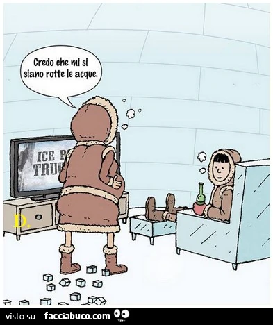 Credo che mi si siano rotte le acque
