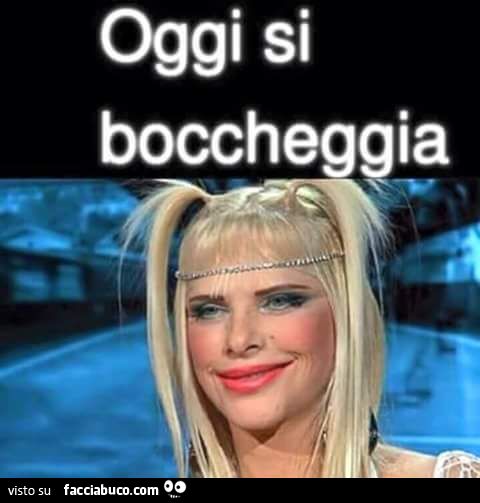 Oggi si boccheggia