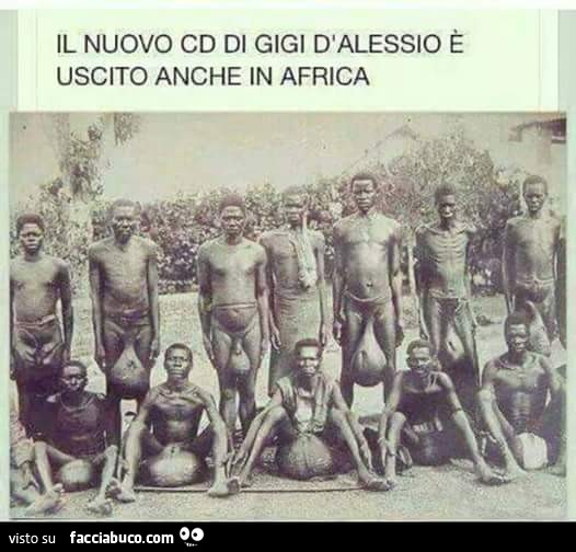 Il nuovo cd di Gigi D'alessio è uscito anche in africa