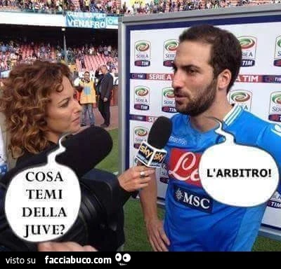 Cosa temi della Juve? L'arbitro