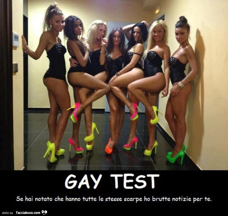 Gay Test: se hai notato che hanno tutte le stesse scarpe ho una brutta notizia per te