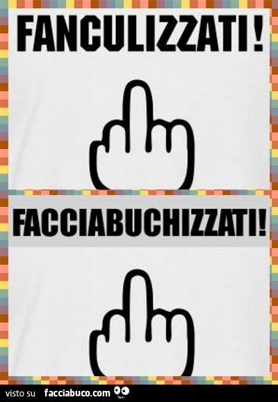 Fanculizzati e Facciabuchizzati