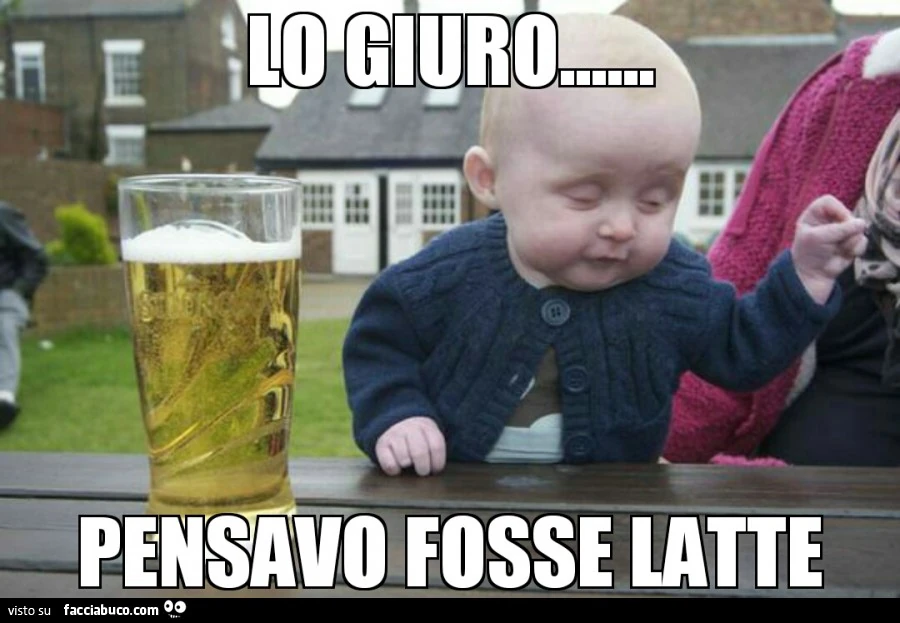 Lo giuro&hellip; pensavo fosse latte