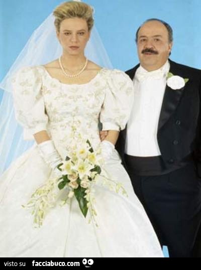 Foto matrimonio Maria De Filippi e Maurizio Costanzo