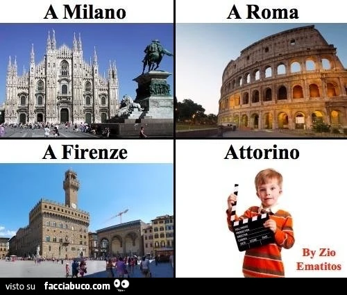 A Milano, a Roma, a Firenze, Attorino