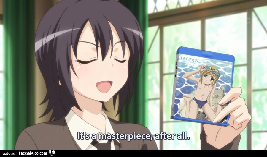 It's a masterpiece after all