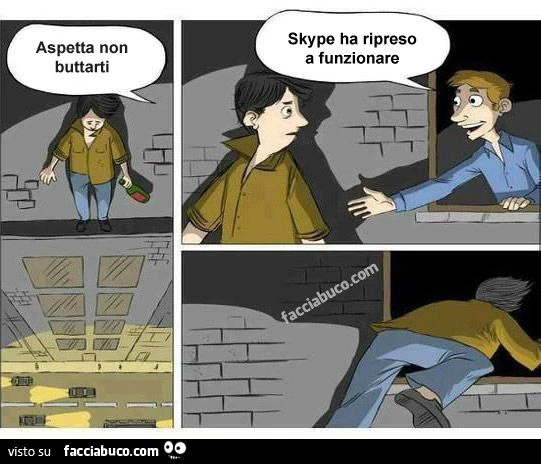 Aspetta non buttarti! Skype ha ripreso a funzionare