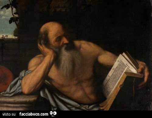 Quadro di Moretto da Brescia. San Girolamo