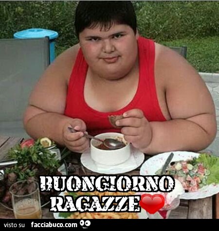 Buongiorno ragazze