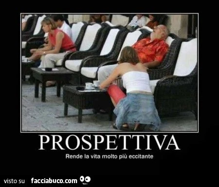 Prospettiva: rende la vita molto più eccitante