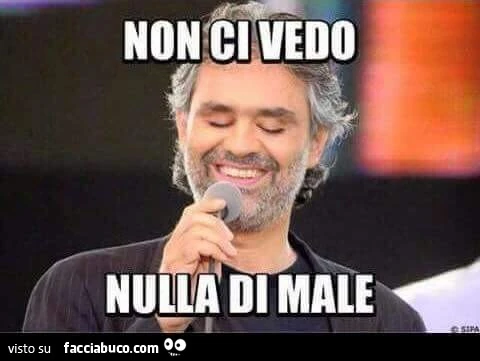 Non ci vedo nulla di male