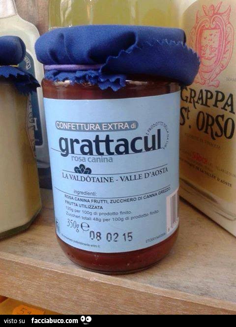 Confettura extra Grattacul rosa canina