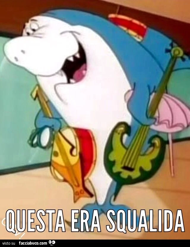 barzelletta sugli squali davvero squalida