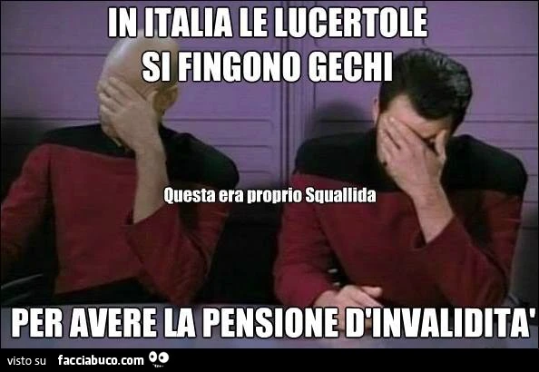 In Italia le lucertole si fingono gechi per avere la pensione d'invalidità