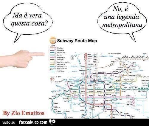 Ma è vera questa cosa? No, è una leggenda metropolitana