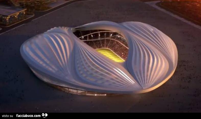 Stadio in Qatar a forma di vagina