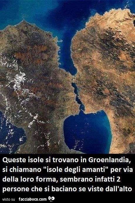 Isole degli amanti in Groenlandia