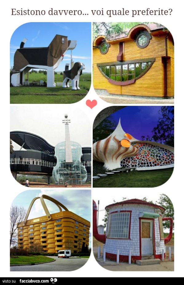 Case con forme strane