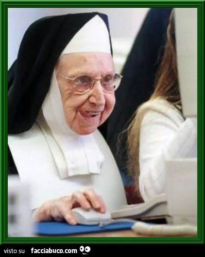 Suora allupata su internet