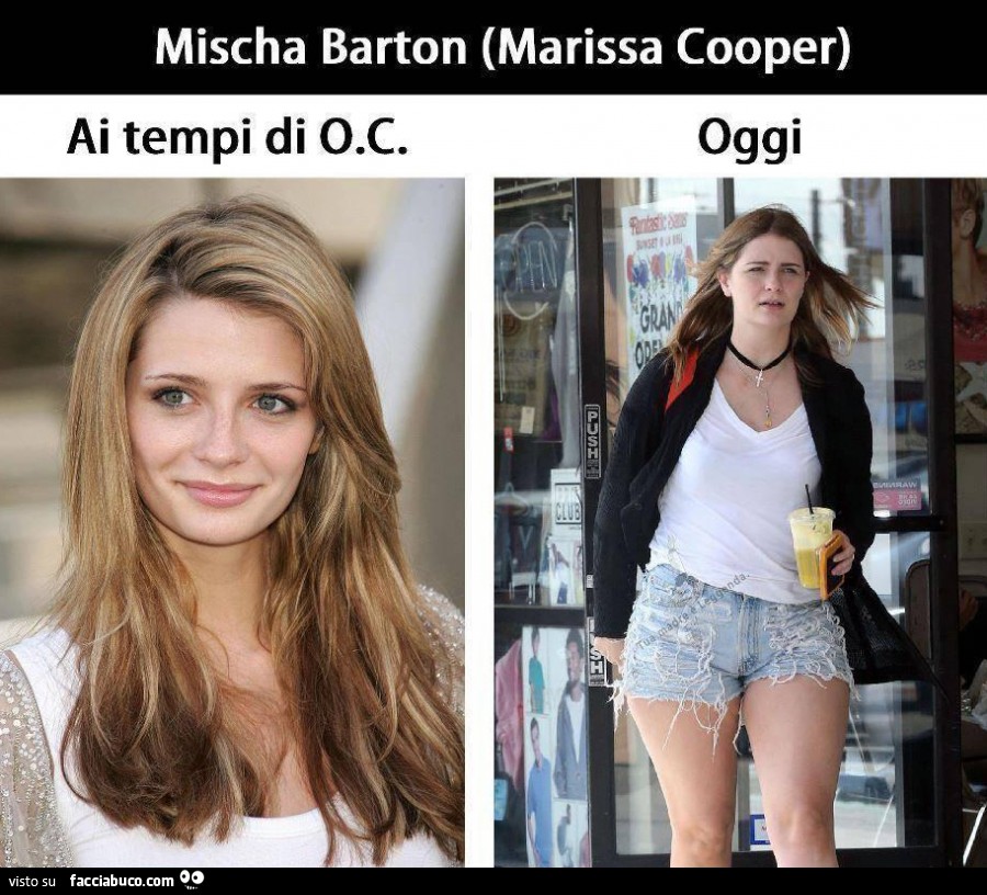 Mischa Barton (Marissa Cooper) ai tempi di O.C. Vs Oggi