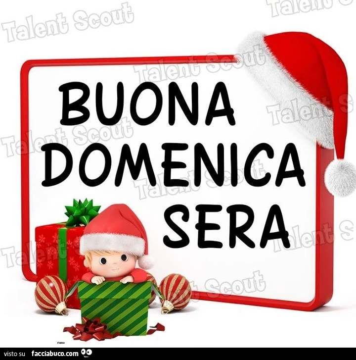 Buona Domenica sera