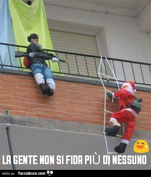 La gente non si fida più di nessuno