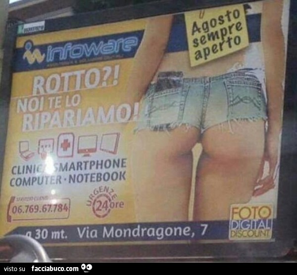 Rotto? Noi te lo ripariamo