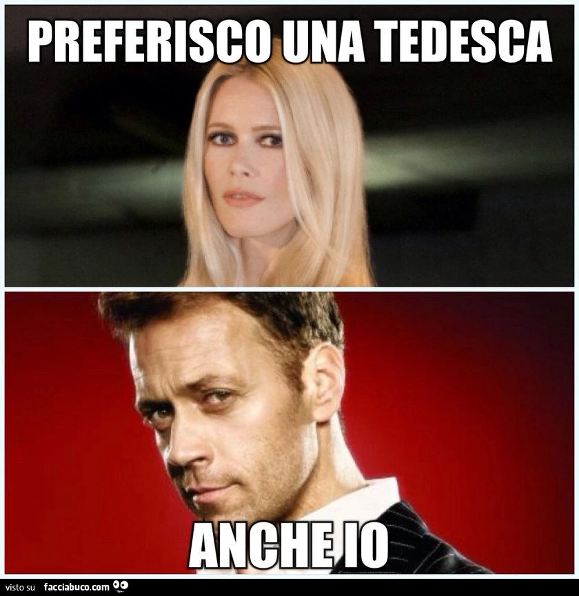 claudia shiffer rocco siffredi preferisco una tedesca anche io